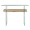 Safavieh Kayley Rectangular Modern Glass Console Table, Natural CNS7001A - alternate 1